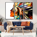 Profile Colors Canvas Print