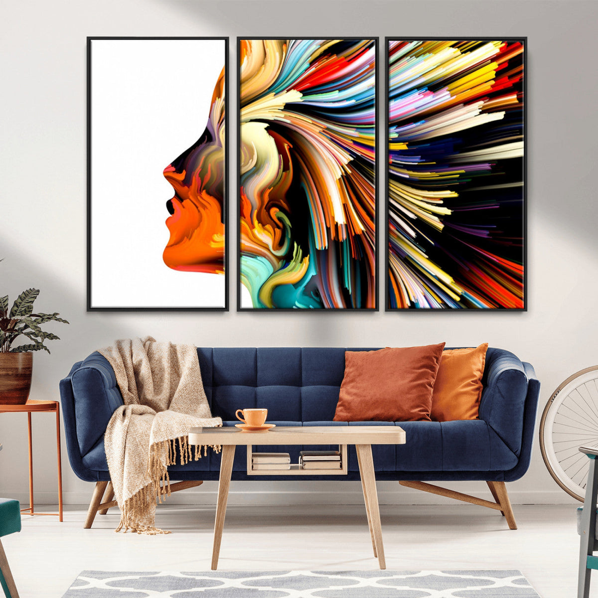 Profile Colors Canvas Print