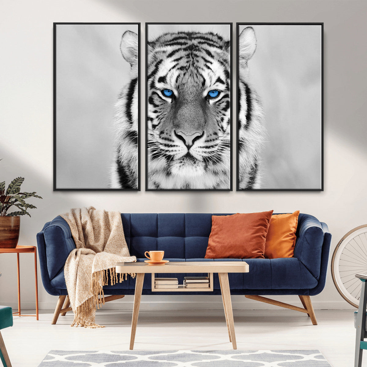 Tiger Canvas Artwork Wall Art Print