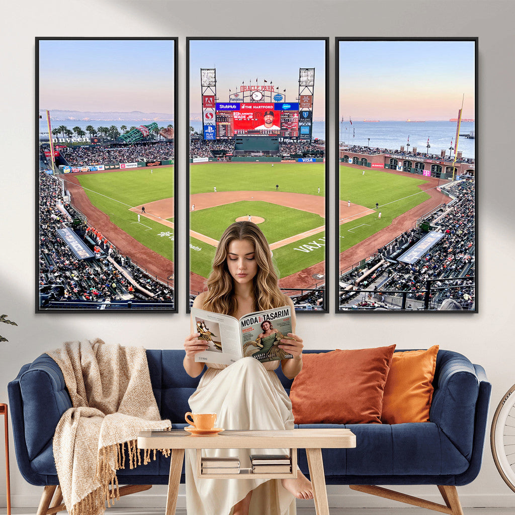 San Francisco Giants Baseball Team Print, Oracle Park
