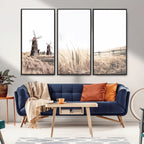 Farm Prints, Set of 6 Farmhouse Wall Art Canvas, Country House Decor