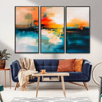 Colorful Abstract Wall Art | Bold Modern Canvas Print | Ready to Hang