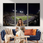 TCU Horned Frogs Football Team Print, Fort Worth Amon G. Carter Stadium
