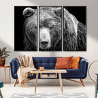 399 Grizzly Bear Canvas Print, Ready to Hang Wall Art