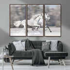 The White Horses Wall Art, Framed White Horses Wall Art