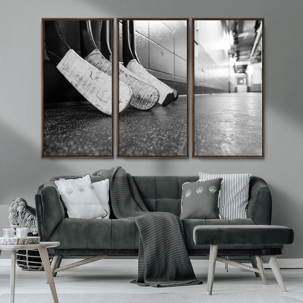 Ice Hockey Wall Art Canvas Print