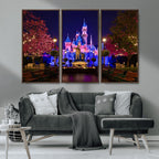Disney Castle Wall Art | Framed Magic Kingdom Canvas