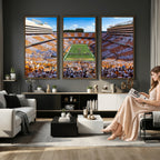 Tennessee Neyland Stadium Wall Art, Sports Arena Canvas, Framed and Ready to Hang