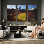 Chicago Bears Soldier Field Canvas Wall Art, NFL Stadium Panorama