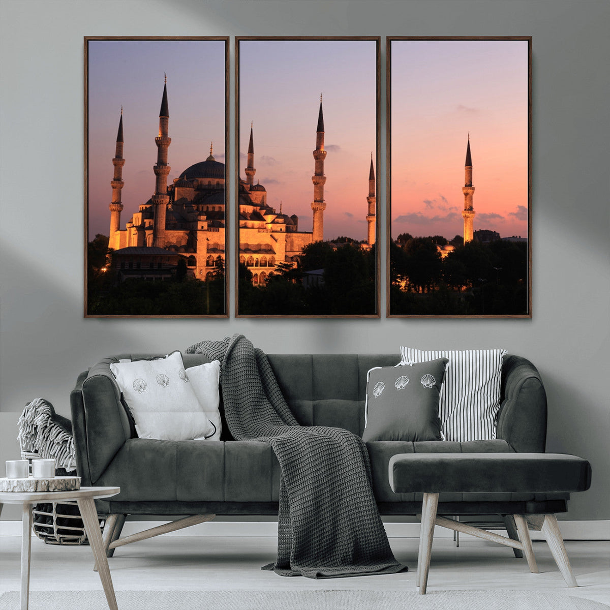 Wall Art Turkey Istanbul Skyline Canvas Print