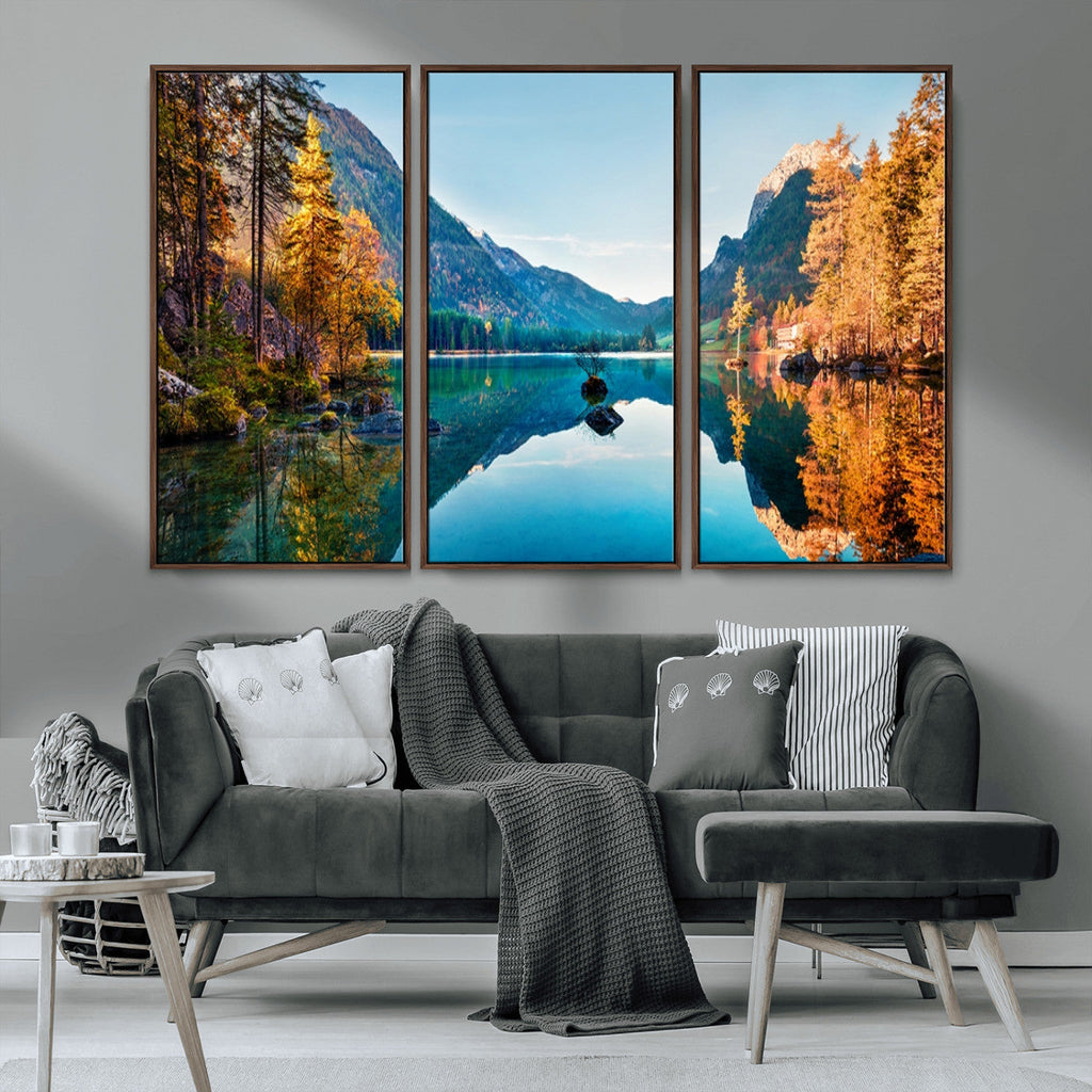 Fantastic Autumn Panorama Wall Art Canvas Print