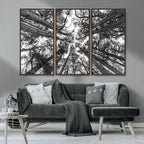 Trees Contemporary Art Canvas Print