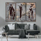 African American Wall Art | Elegant African Women Canvas Print