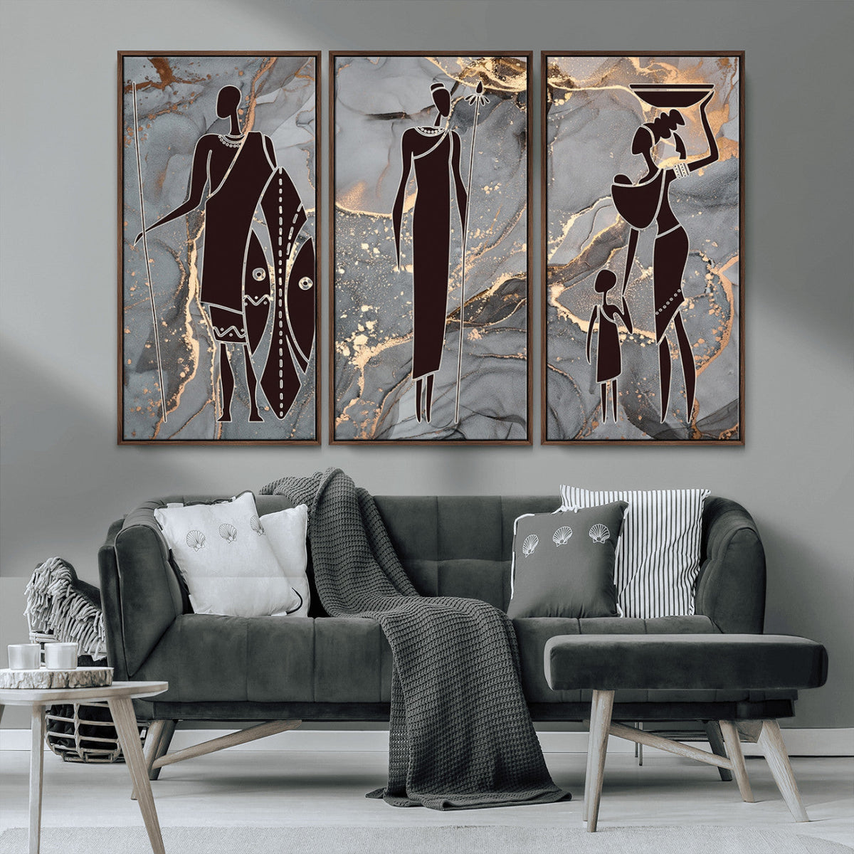 African American Wall Art | Elegant African Women Canvas Print
