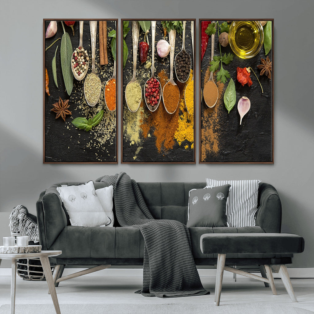 Spices Wall Art Canvas Print