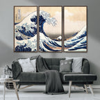 Hokusai: The Breaking Wave off Kanagawa Canvas Print
