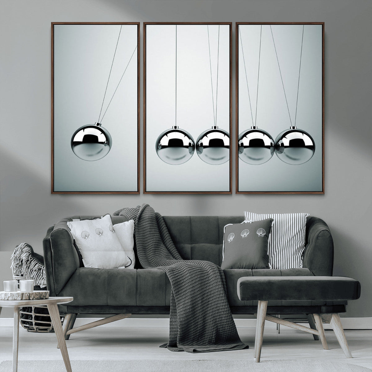 Newton's Cradle Wall Art Canvas Print | Framed Newton Cradle Wall Art