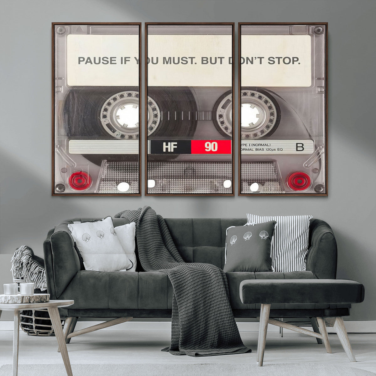 Music Cassette Iconic Wall Art Canvas Print
