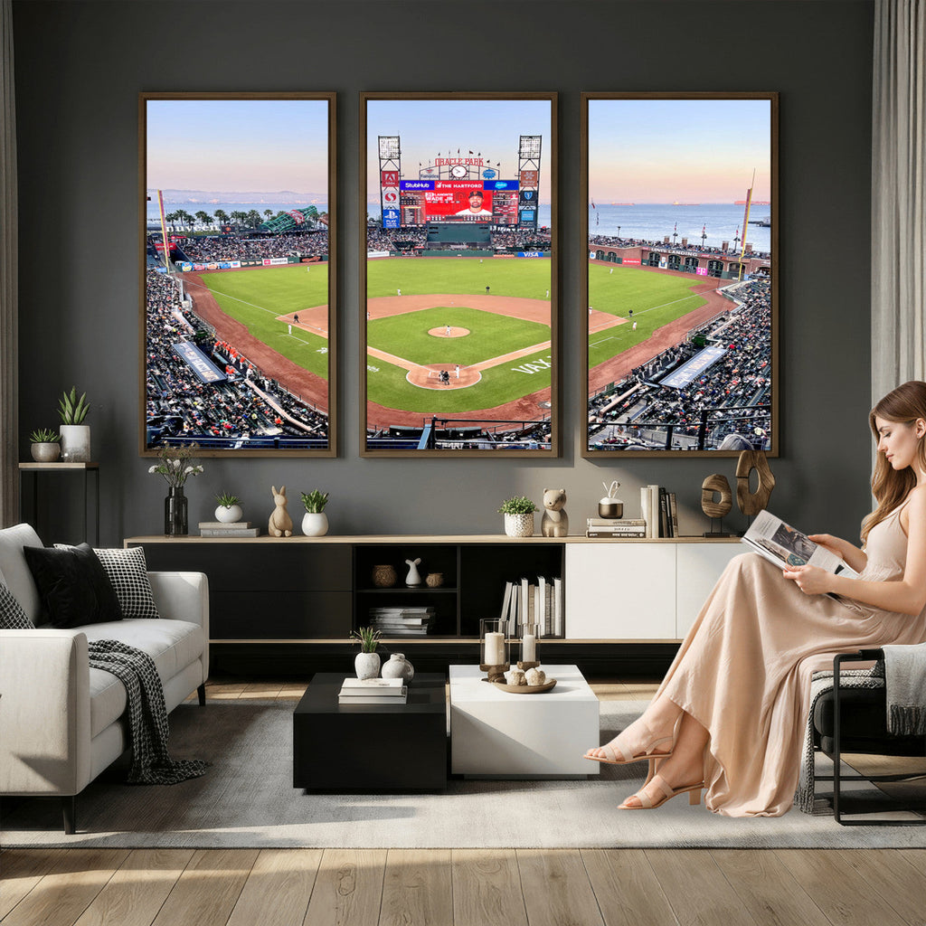 San Francisco Giants Baseball Team Print, Oracle Park