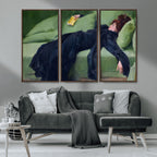Decadent Girl by Ramon Casas Wall Art Canvas Print, Framed