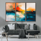 Colorful Abstract Wall Art | Bold Modern Canvas Print | Ready to Hang