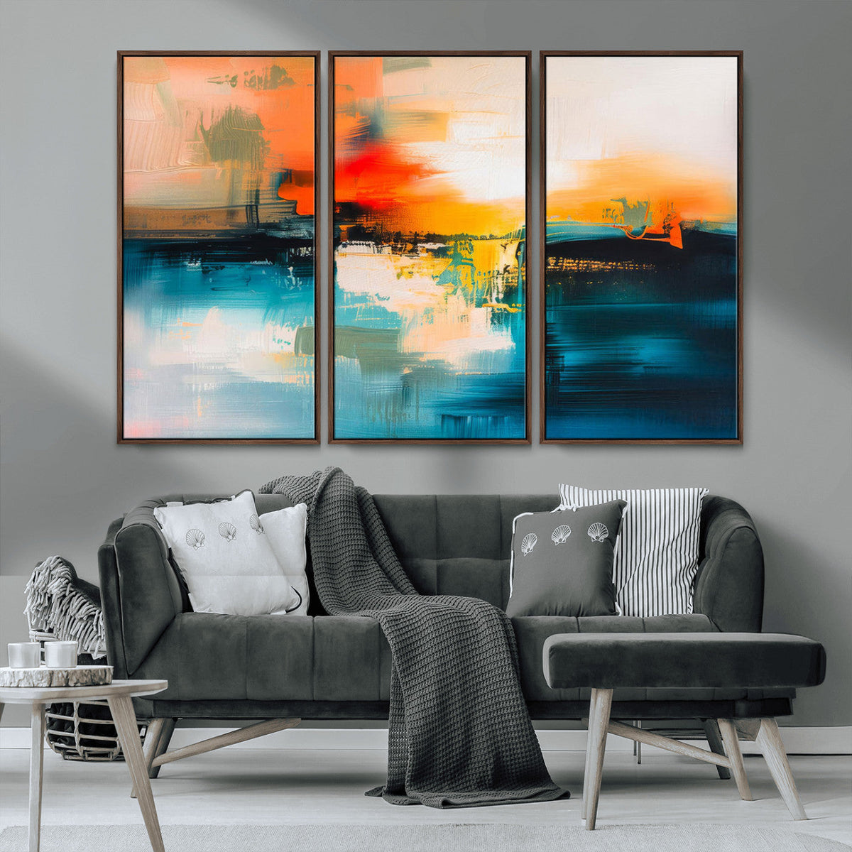 Colorful Abstract Wall Art | Bold Modern Canvas Print | Ready to Hang