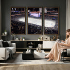 Amalie Arena Florida Wall Art Canvas Print, NHL Hockey, Framed and Ready to Hang
