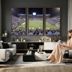Brigham Young University Cougars Football Print Canvas