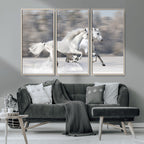 The White Horses Wall Art, Framed White Horses Wall Art