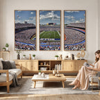 Buffalo Bills Highmark Stadium Wall Art Canvas Print, Bills Game Day Decor