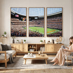 Chicago Bears Soldiers Field Wall Art Canvas Print, Framed and Ready to Hang
