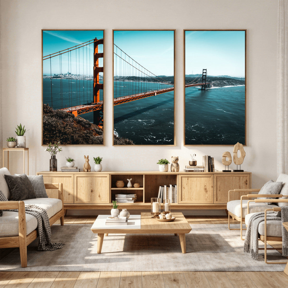 Golden Gate Bridge Wall Art Canvas Print | San Francisco Landmark Photography