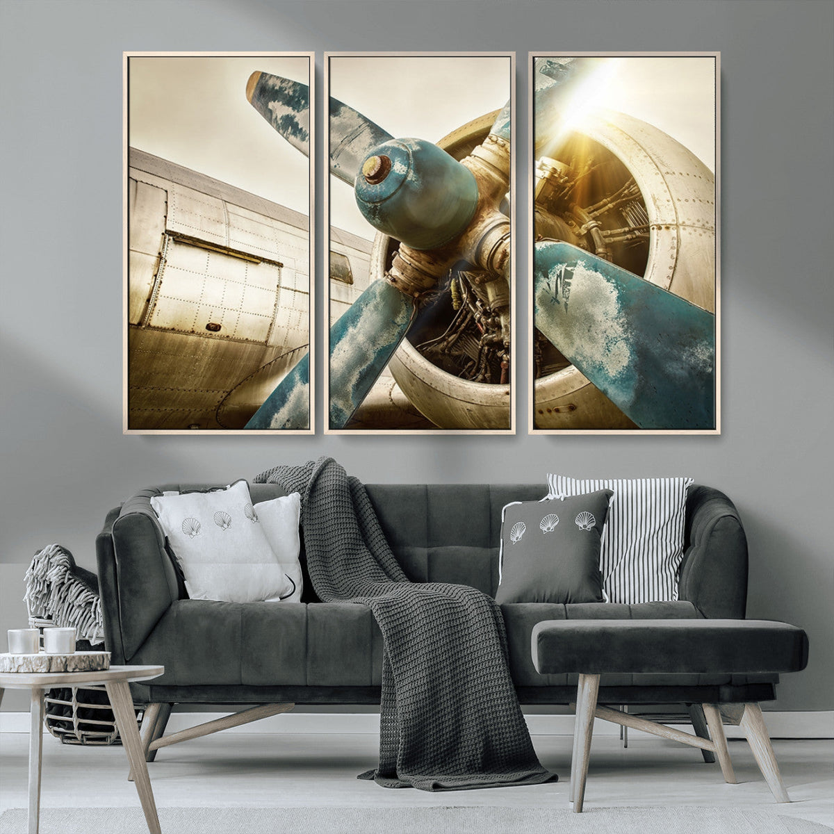 Vintage Airplane Canvas Print