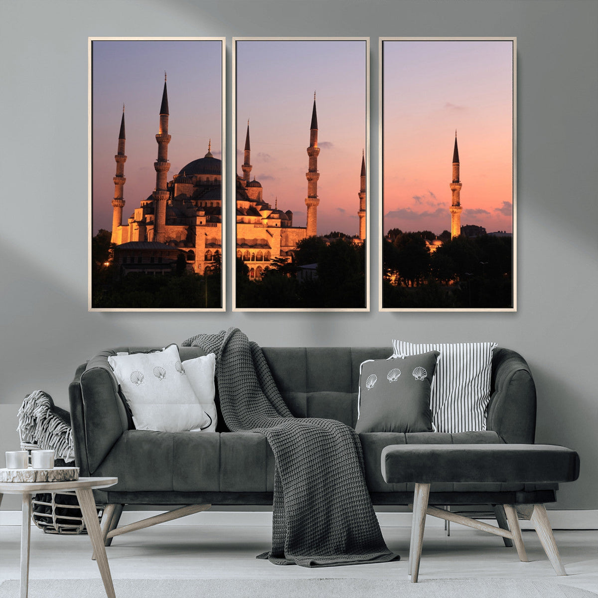 Wall Art Turkey Istanbul Skyline Canvas Print
