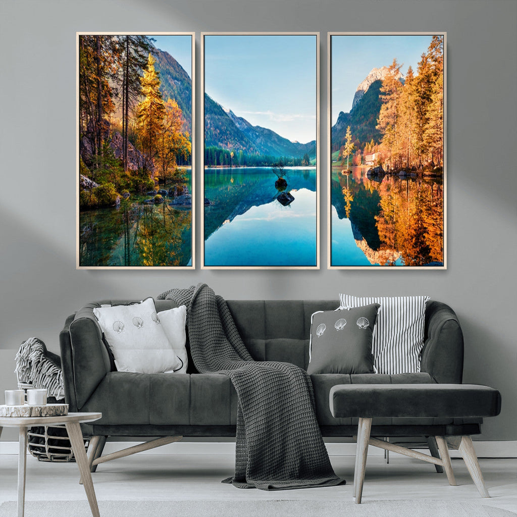 Fantastic Autumn Panorama Wall Art Canvas Print