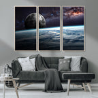 Space and Planet Canvas Print