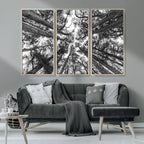 Trees Contemporary Art Canvas Print