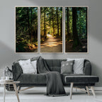 Natural Landscape Wall Art Relaxing Forest Canvas Print