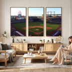 Colorado Rockies Coors Field Wall Art Canvas Print, MLB Baseball Stadium