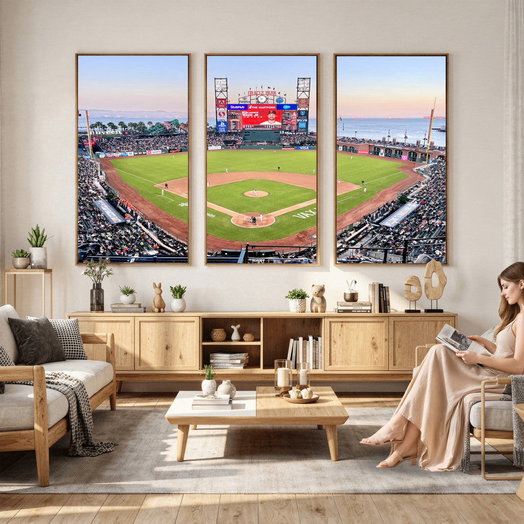 San Francisco Giants Baseball Team Print, Oracle Park