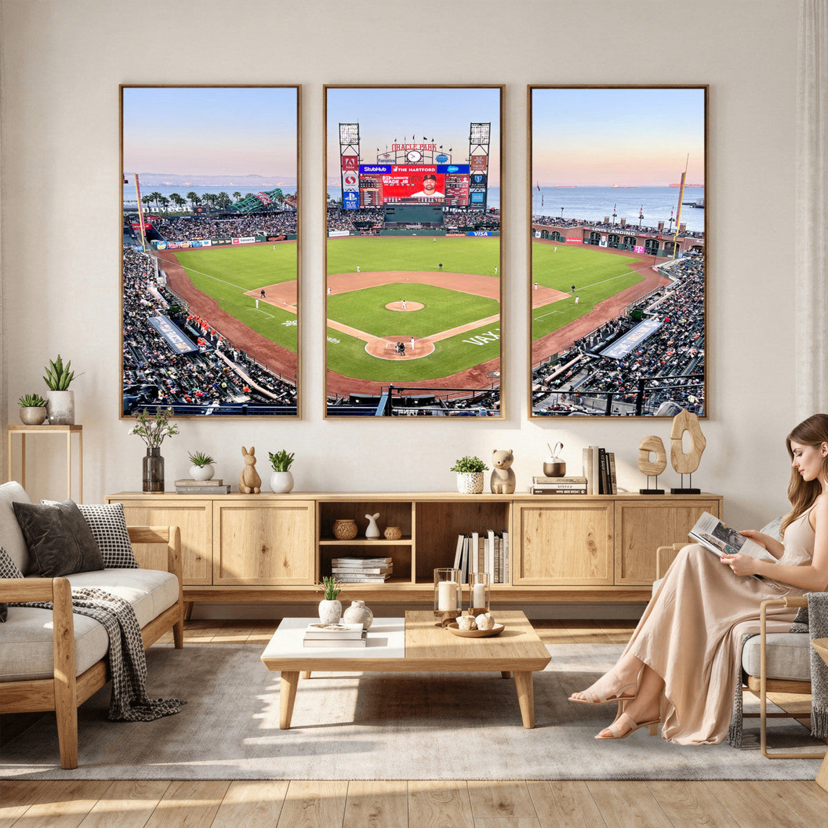 San Francisco Giants Baseball Team Print, Oracle Park