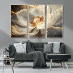 Abstract Floral Wall Art Canvas Print