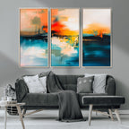 Colorful Abstract Wall Art | Bold Modern Canvas Print | Ready to Hang