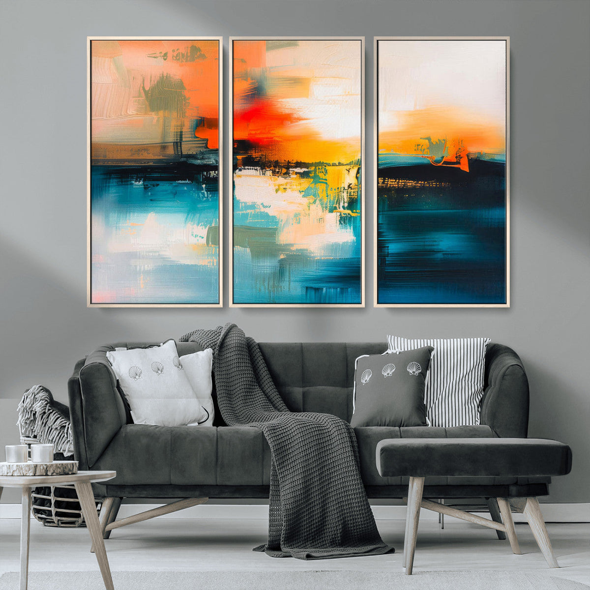 Colorful Abstract Wall Art | Bold Modern Canvas Print | Ready to Hang