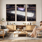 Amalie Arena Florida Wall Art Canvas Print, NHL Hockey, Framed and Ready to Hang