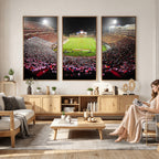 University of Maryland Terrapins Football Team Print, Extra Large Game Room Wall Decor