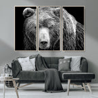 399 Grizzly Bear Canvas Print, Ready to Hang Wall Art