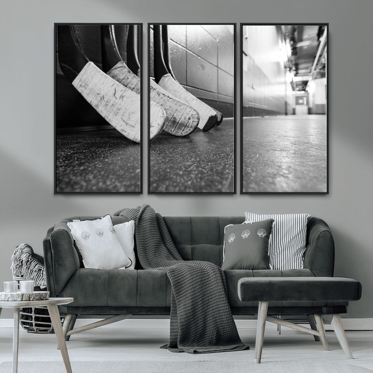 Ice Hockey Wall Art Canvas Print