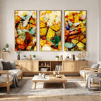 Butterfly Wall Art Canvas Print | Colorful Abstract Nature Artwork