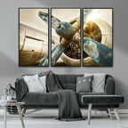 Vintage Airplane Canvas Print